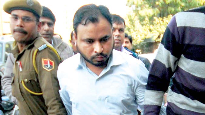 Suspected IS agent Mohammad Sirajuddin being produced in a court in Jaipur on Friday (Photo: PTI) Suspected IS agent Mohammad Sirajuddin being produced in a court in Jaipur on Friday (Photo: PTI)